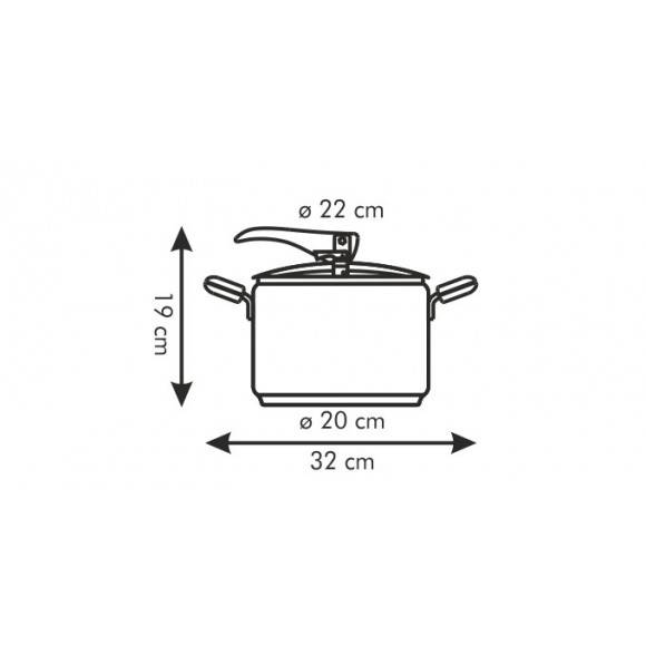 TESCOMA MAGNUM Szybkowar 5 l / stal nierdzewna