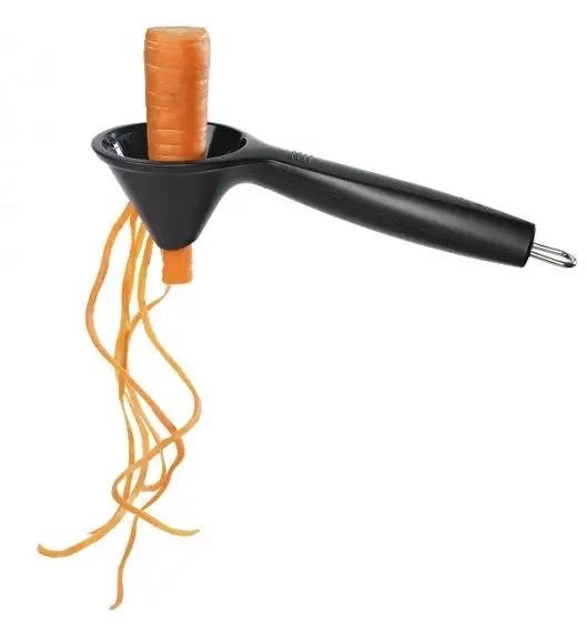 LURCH Ręczny spiralizer do krojenia warzyw w nitki 3 mm, 21 x 7 cm TANGO czarny / stal nierdzewna / FreeForm