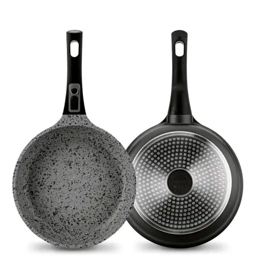 KönigHOFFER ROCHE Patelnia granitowa 26 cm z odpinaną rączką / indukcja
