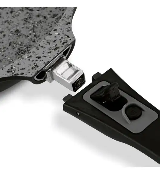 KönigHOFFER ROCHE Patelnia granitowa 28 cm z odpinaną rączką / indukcja