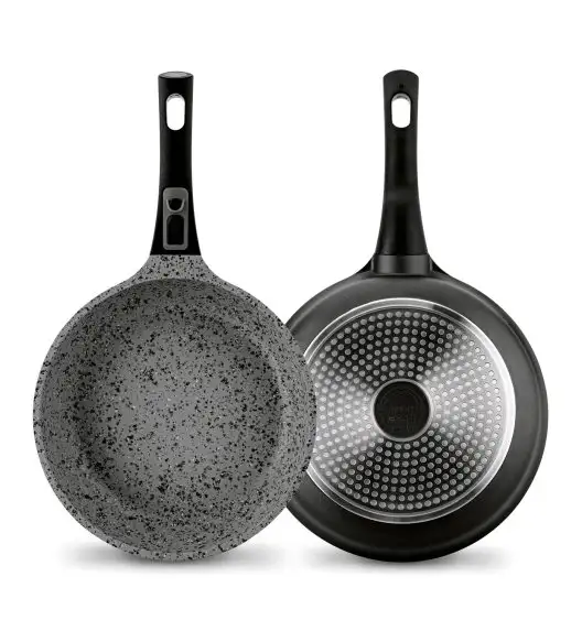 KönigHOFFER ROCHE Patelnia granitowa 28 cm z odpinaną rączką / indukcja