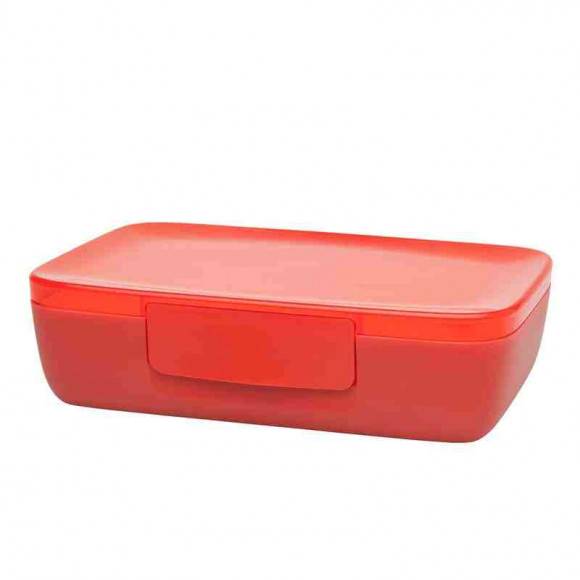 ALADDIN Pudełko na lunch z dwoma pojemniczkami CRAVE 1,0 L + 2 x 0,4 l czerwony / FreeForm