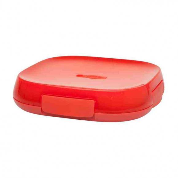 ALADDIN Pojemnik z talerzem na lunch CRAVE 0,85 L czerwony / FreeForm