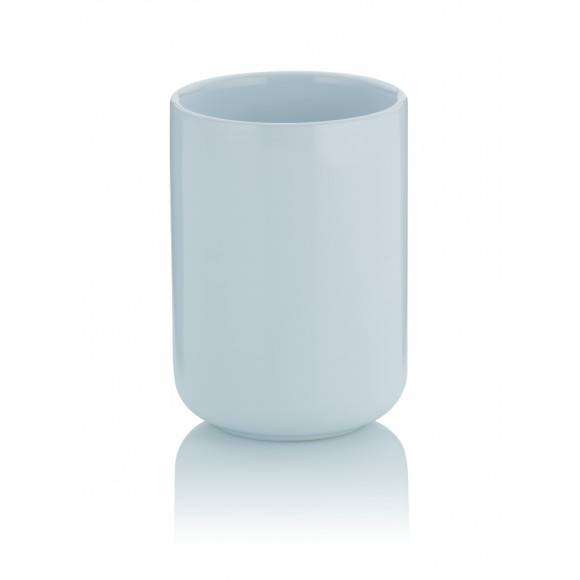 KELA ISABELLA Ceramiczny kubek łazienkowy ⌀ 7,5 cm / biały