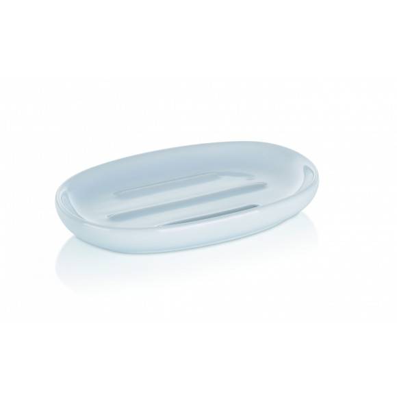 KELA ISABELLA Ceramiczna mydelniczka 13,5 x 8,5 cm / biała 