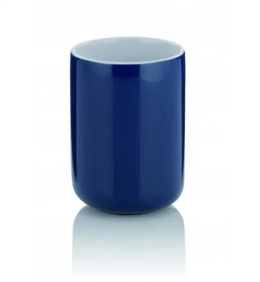 KELA ISABELLA Ceramiczny kubek łazienkowy ⌀ 7,5 cm / granatowy