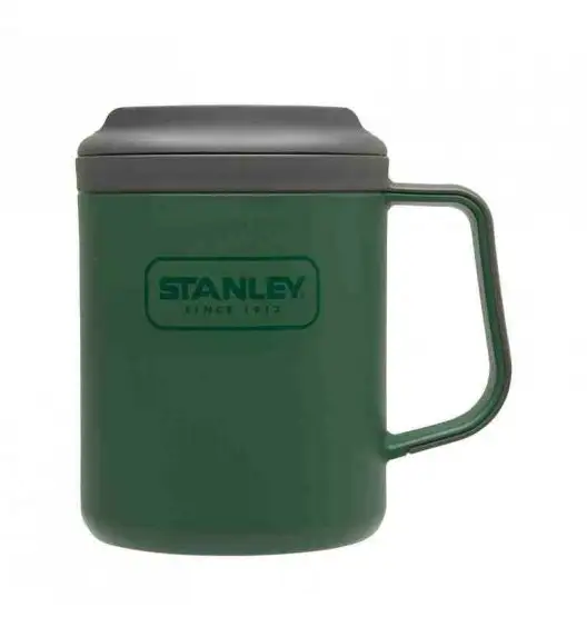 Kubek kempingowy Stanley Adventure w kolorze zielonym 0,47 l - najwyższa jakość.