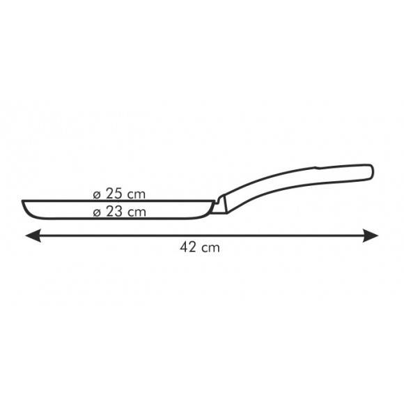 TESCOMA PRESTO Patelnia do naleśników 25 cm / powłoka antyadhezyjna