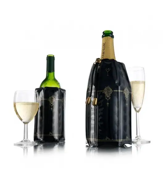 VACU VIN Komplet aktywne schładzacze do wina i szampana Klasyczne / tworzywo sztuczne / LENA