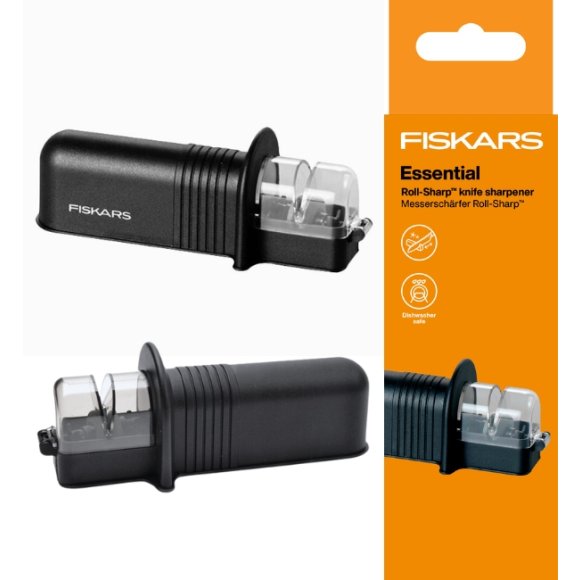 FISKARS ESSENTIAL Ostrzałka do noży kuchennych uniwersalna / Roll-Sharp™ / 1065598