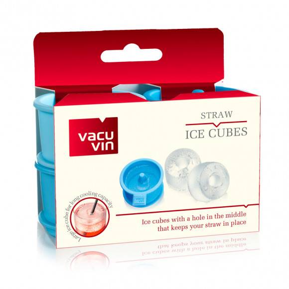 VACU VIN Komplet foremki do dużych kostek lodu Ø 5 cm / 4 szt. / silikon / LENA