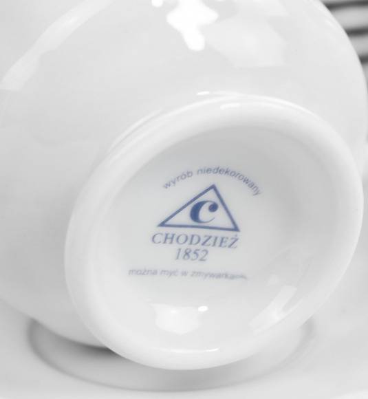 CHODZIEŻ IWONA C000 BIAŁA Serwis kawowy 39 el / 12 osób / porcelana