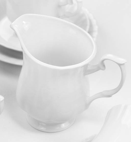 CHODZIEŻ IWONA C000 BIAŁA Serwis kawowy 39 el / 12 osób / porcelana