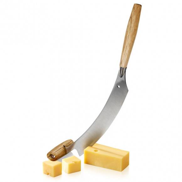 BOSKA LIFE Holenderski nóż do sera 15 cm / stal nierdzewna + drewno dębowe / LENA