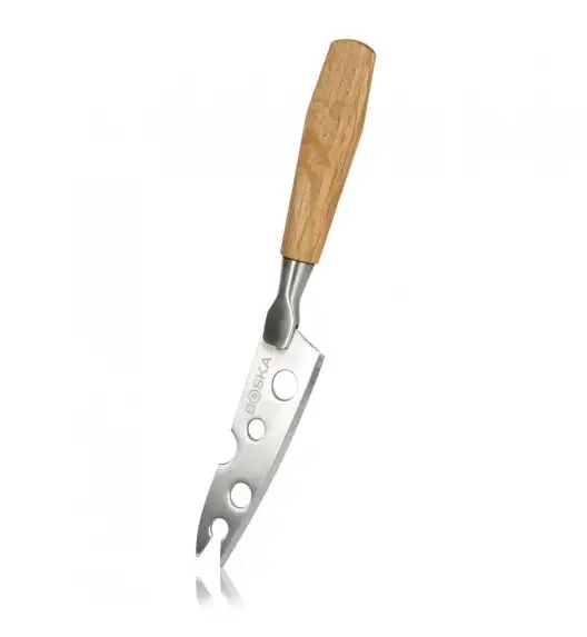 BOSKA LIFE Mini nóż do sera cheesy 5,7 cm / stal nierdzewna + drewno dębowe / LENA