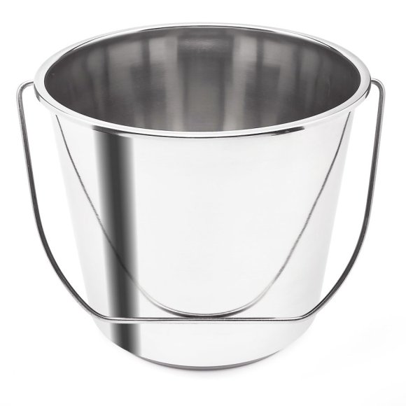 TADAR Wiadro ze stali nierdzewnej 15 l  / atest do żywności 