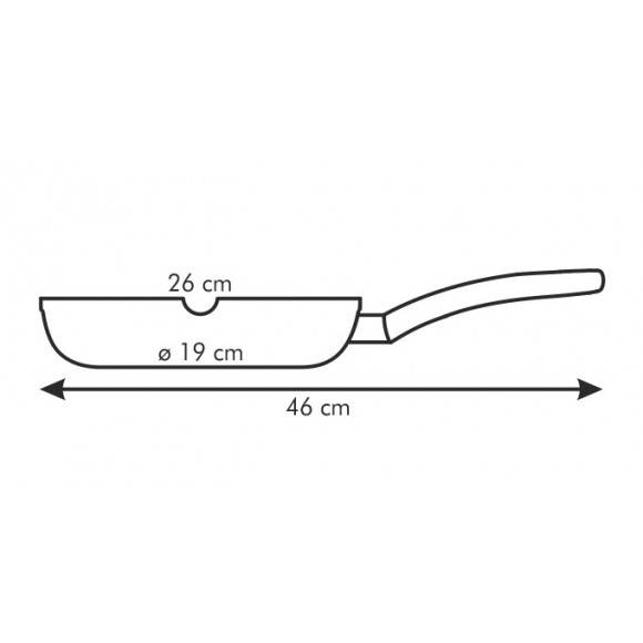 TESCOMA PREMIUM Patelnia grillowa 26 cm / powłoka antyadhezyjna