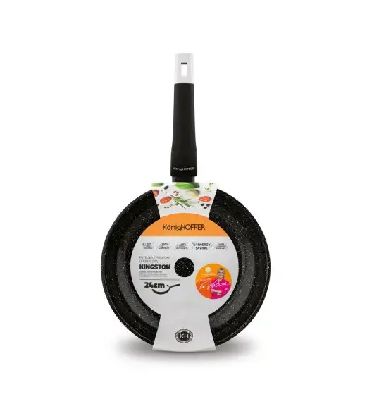 KönigHOFFER KINGSTONE Patelnia aluminiowa z powłoką ceramiczną 24 cm / indukcja