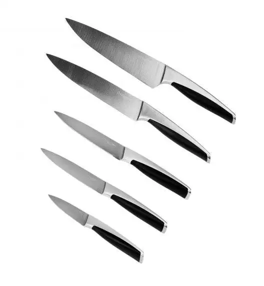 STARKE PRO HARUNA Komplet noży kuchennych w bloku 6 el. / drewno kauczukowe / niemiecka jakość 