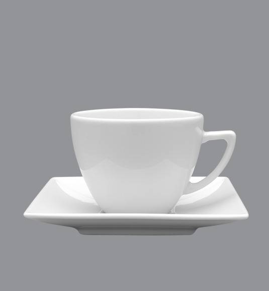 LUBIANA CLASSIC Komplet 12 Filiżanek 280 ml + spodki 15 cm / 24 el / 12 os 