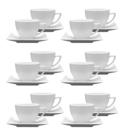 LUBIANA CLASSIC Komplet 12 Filiżanek 280 ml + spodki 15 cm / 24 el / 12 os 