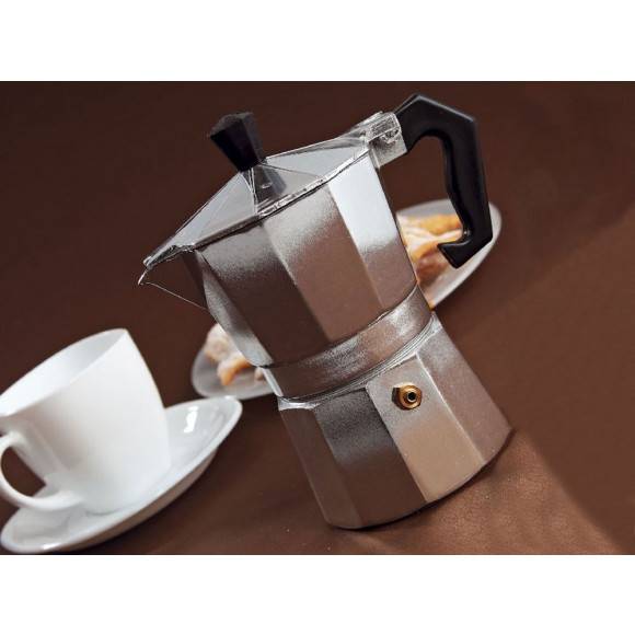 DOMOTTI MOCCA Kawiarka 150 ml / 3 filiżanki / aluminium / 32700