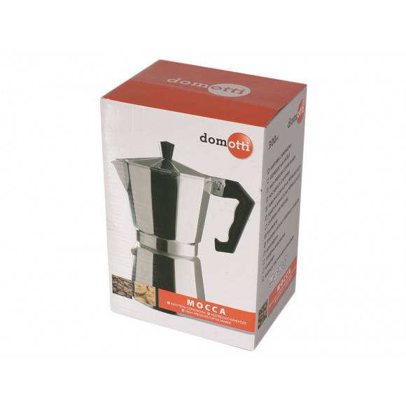 DOMOTTI MOCCA Kawiarka 300 ml / 6 filiżanek / aluminium / 32701