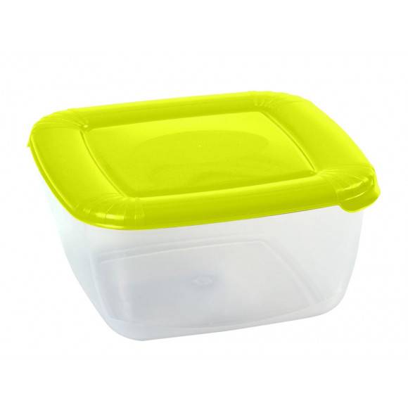 DOMOTTI ALBERT Kwadratowy pojemnik do żywności 1,5 l / limonkowy / 122703