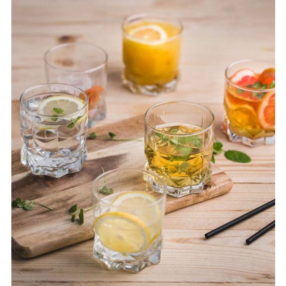 AMBITION DIAMOND Komplet 6 szklanek niskich 325 ml / szkło 