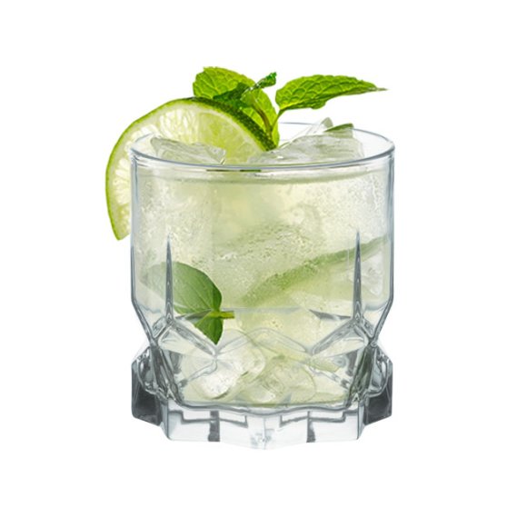 AMBITION DIAMOND Komplet 6 szklanek niskich 325 ml / szkło 