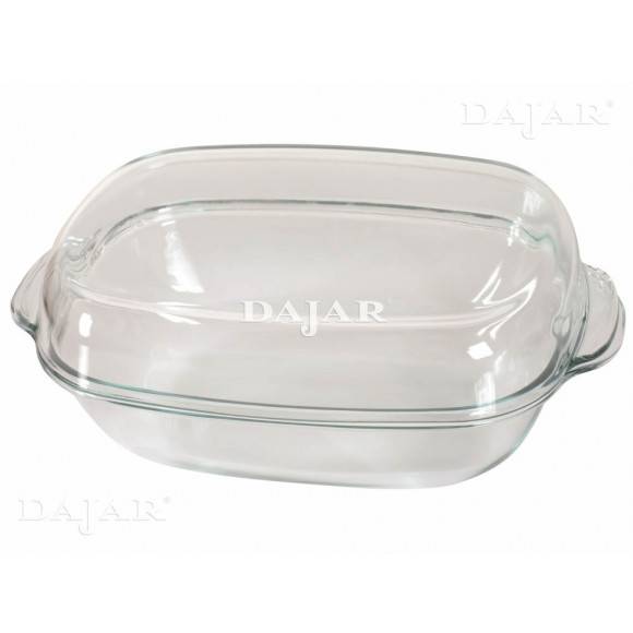 AMBITION EXCELLENT Naczynie żaroodporne z pokrywką / prostokątne 5,3 L / szkło / 32991