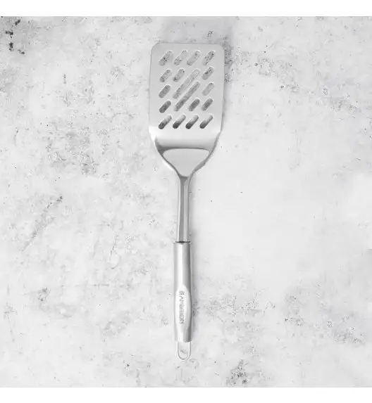 AMBITION IVY Łopatka ażurowa 32 cm / stal nierdzewna
