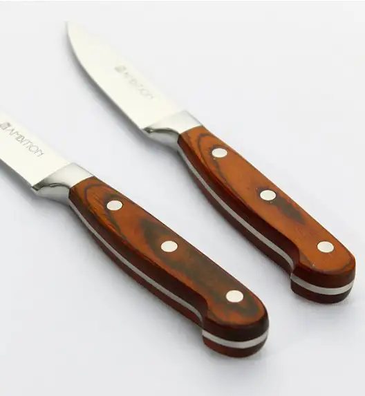 AMBITION TITANIUM Nóż do chleba 20 cm / drewniana rękojeść