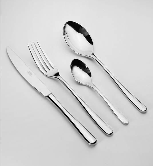 GERLACH Muza Sztućce Komplet 4 el dla jednej osoby / LUZ / połysk