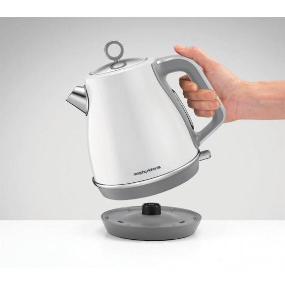 MORPHY RICHARDS EVOKE JUG Czajnik elektryczny biały / stal nierdzewna / 104409