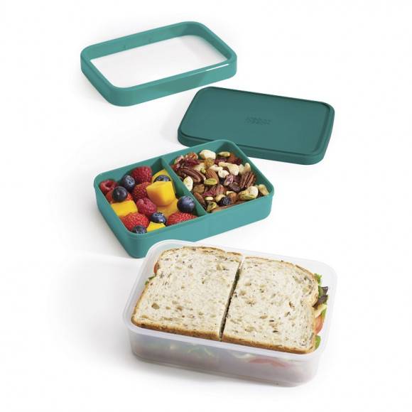 JOSEPH JOSEPH GoEat Lunch Box 19 cm / turkusowy / tworzywo sztuczne