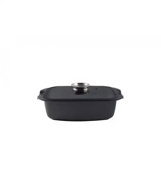 GERLACH GRANITEX Zestaw patelni z powłoką ceramiczną ILAG Granitec® 20, 28 cm + Brytfanna 32 cm z pokrywką / aluminium