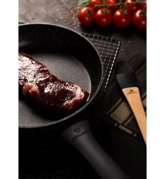 GERLACH GRANITEX Zestaw patelni z powłoką ceramiczną ILAG Granitec® 20, 28 cm + Brytfanna 32 cm z pokrywką / aluminium