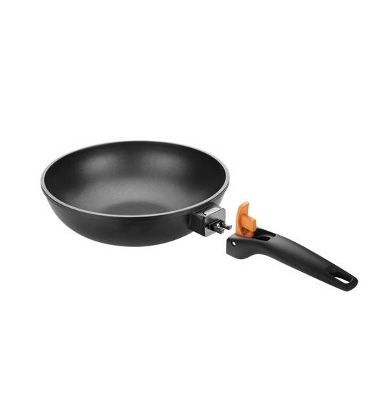 WYPRZEDAŻ! TESCOMA SmartCLICK Wok 28 cm z odłączaną rączką​ / powłoka antyadhezyjna