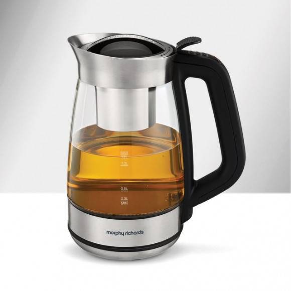 MORPHY RICHARDS Zaparzacz do herbaty 1,2 l / szkło 