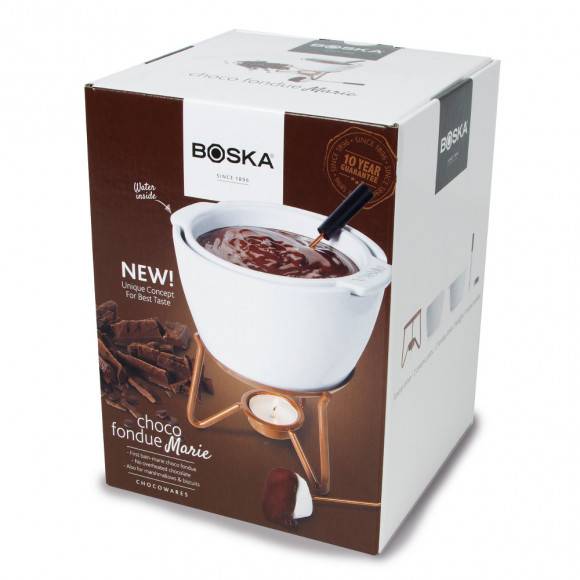 BOSKA MARIE Zestaw do czekoladowego fondue 400 ml / ceramika / LENA