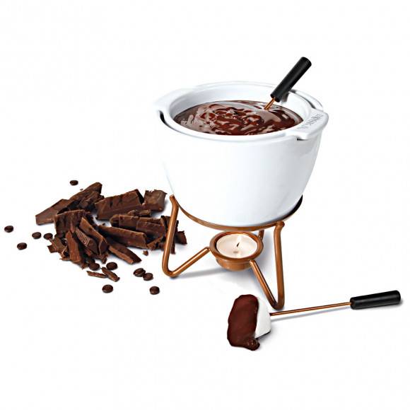 BOSKA MARIE Zestaw do czekoladowego fondue 400 ml / ceramika / LENA