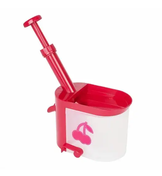 TADAR CHERRY Drylownica do wiśni 28,8 x 16 x 9,8 cm / czerwona / stal nierdzewna