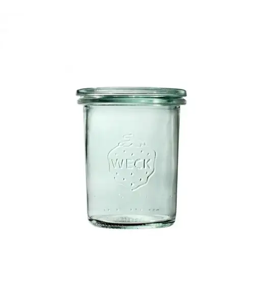WECK Komplet 12 słoików na przetwory z uszczelka i 2 zapinkami 160 ml