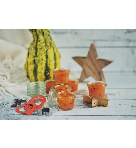 WECK Komplet 12 słoików na przetwory z pokrywką 80 ml 