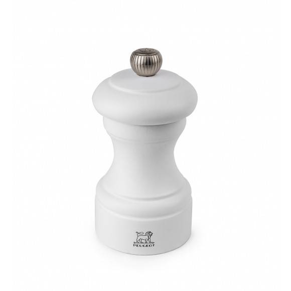 PEUGEOT BISTRO Młynek do soli 10 cm / biały / drewno