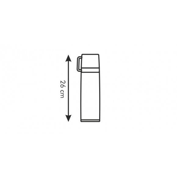 TESCOMA CONSTANT Termos 0,5 l z kubkiem / stal nierdzewna