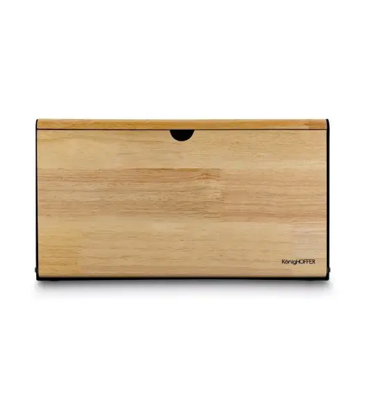 KÖNIGHOFFER VITRUM Chlebak z deską 35,5 cm / 2w1 / drewno bambusowe