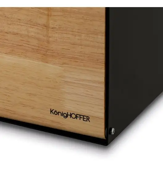 KÖNIGHOFFER VITRUM Chlebak z deską 35,5 cm / 2w1 / drewno bambusowe