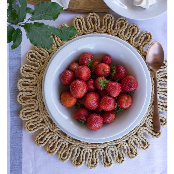 WYPRZEDAŻ! LUBIANA ETO MODERN BIAŁY Serwis obiadowy 18 el / 6 osób / porcelana dekorowana